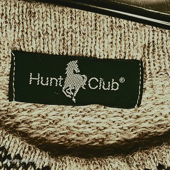 Hunt Club England Sweater Mens Large Pure Wool Nordic Style Crew Neck - Picture 9 of 10